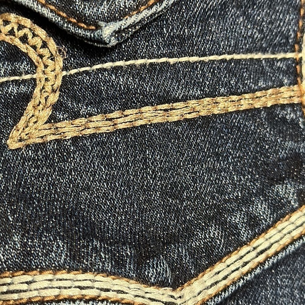 Vintage American Eagle Artist Bootcut Jeans Size 0 Short Y2K Retro (Inseam 25”) - Picture 9 of 11